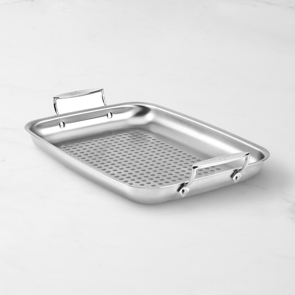 AllClad Stainless Steel Outdoor Roasting Pan Williams Sonoma Australia